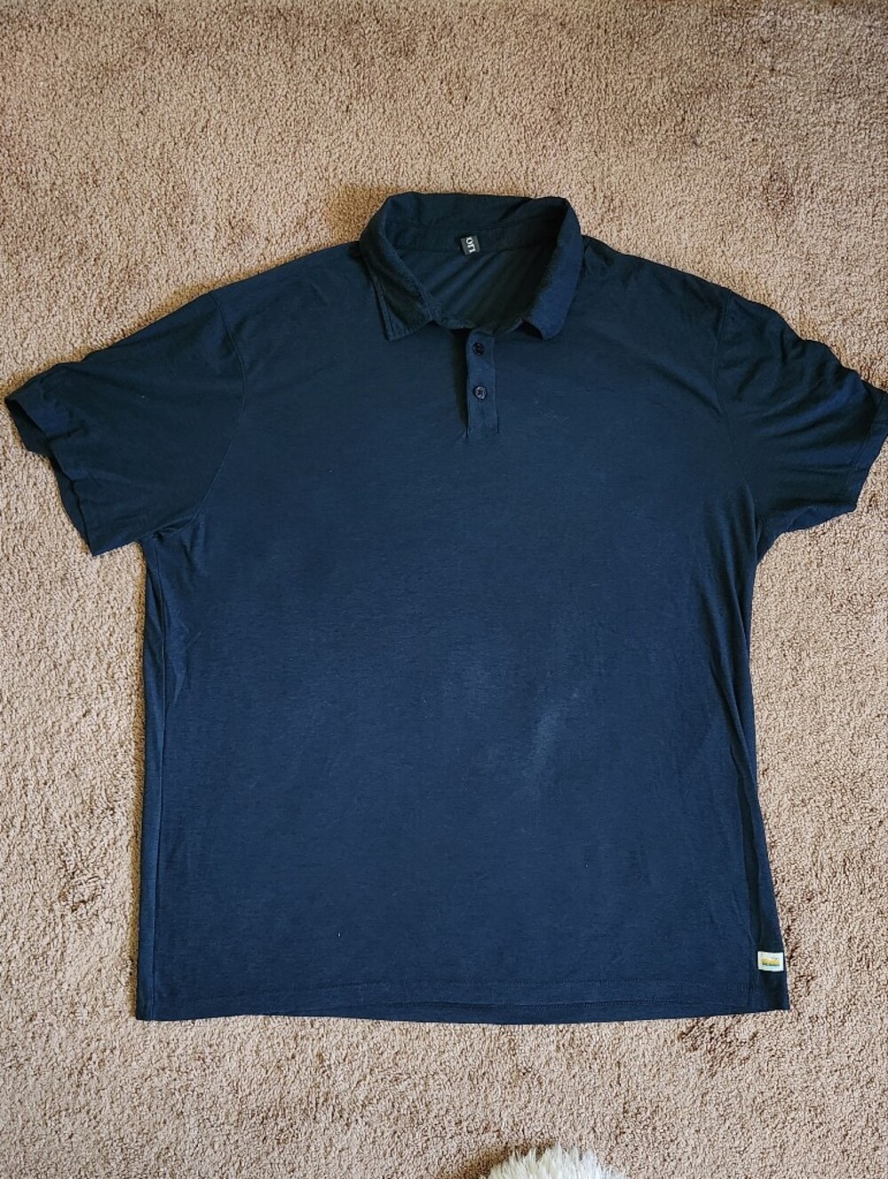 Vuori Strato Tech Mens Polo Heather Blue Upf 30 Golf Outdoor XL